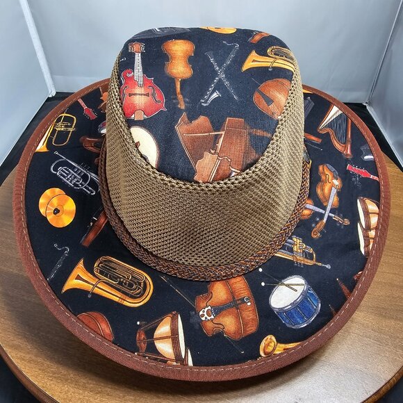 Cabana Breathable Wide Brim Sun Hat | American Hat Makers | Walnut NWT | RARE LE - Picture 8 of 13